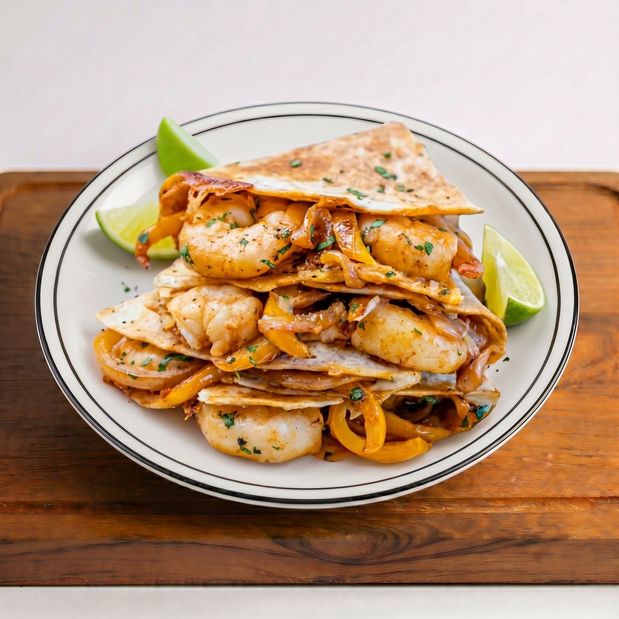 Seafood Quesadilla.