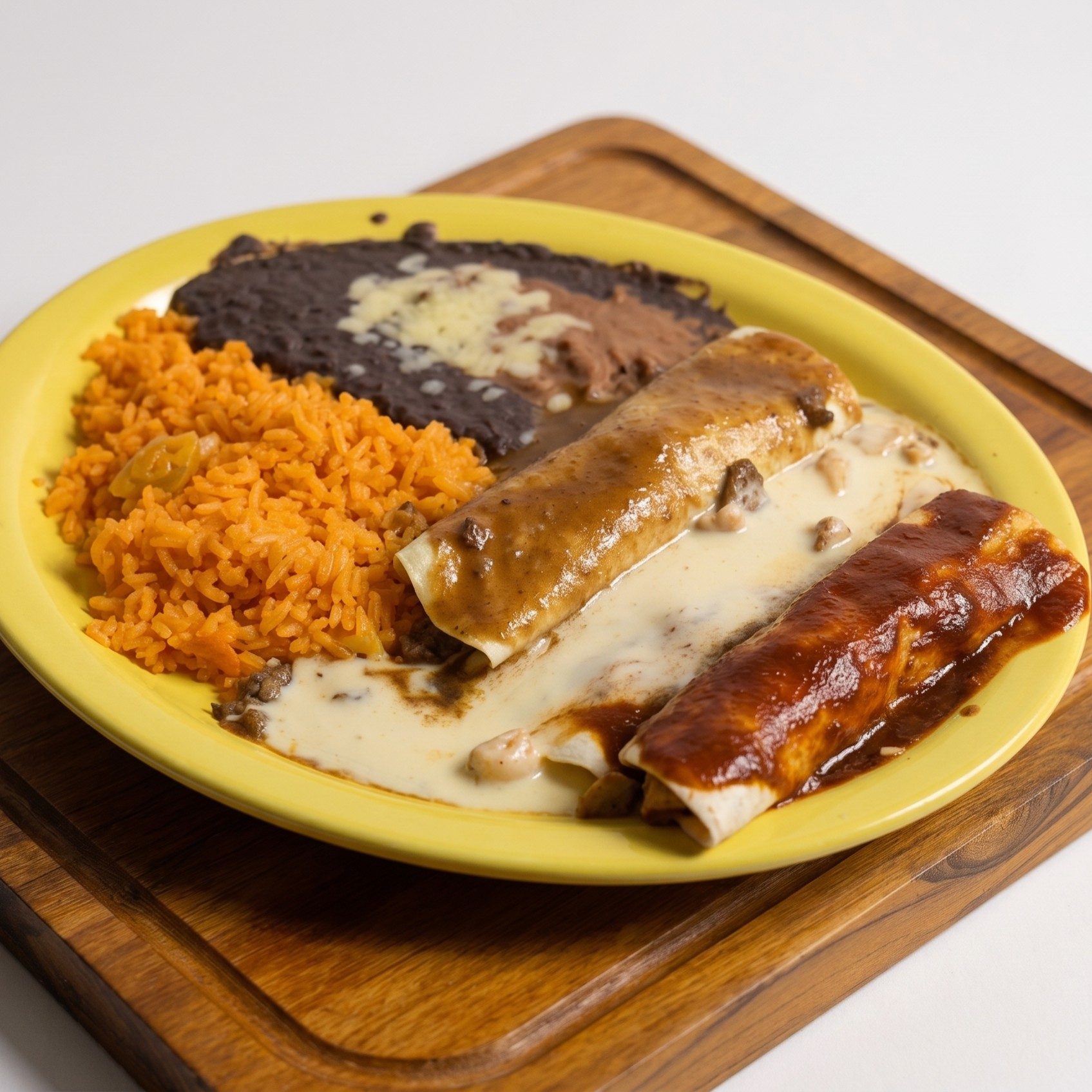 Enchiladas Bandera.