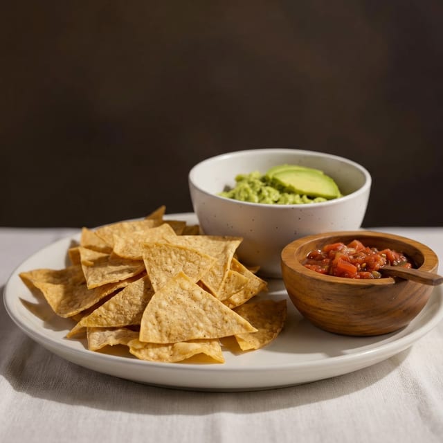 Chips, Salsa & Guacamole.